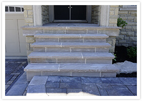 custom flagstone steps maple 8
