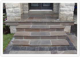 custom flagstone walkways vaughan 6